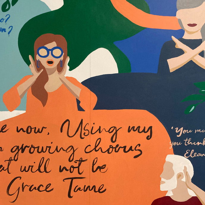 International Women's Day Live Mural